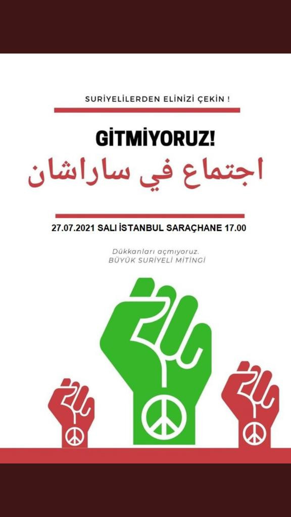 Suriyelilerin Gitmiyoruz Mitingi İddiası Yalan çıktı - Resim: 1