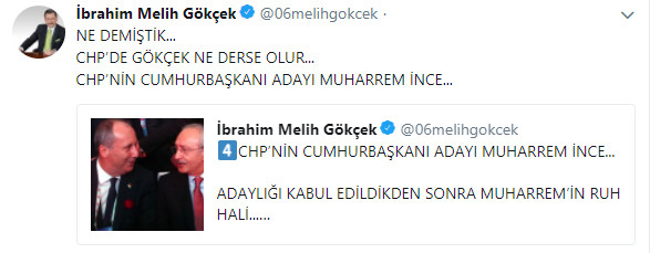 Melih Gökçek'ten flaş CHP iddiası: CHP'nin Cumhurbaşkanı adayı o mu? - Resim: 1