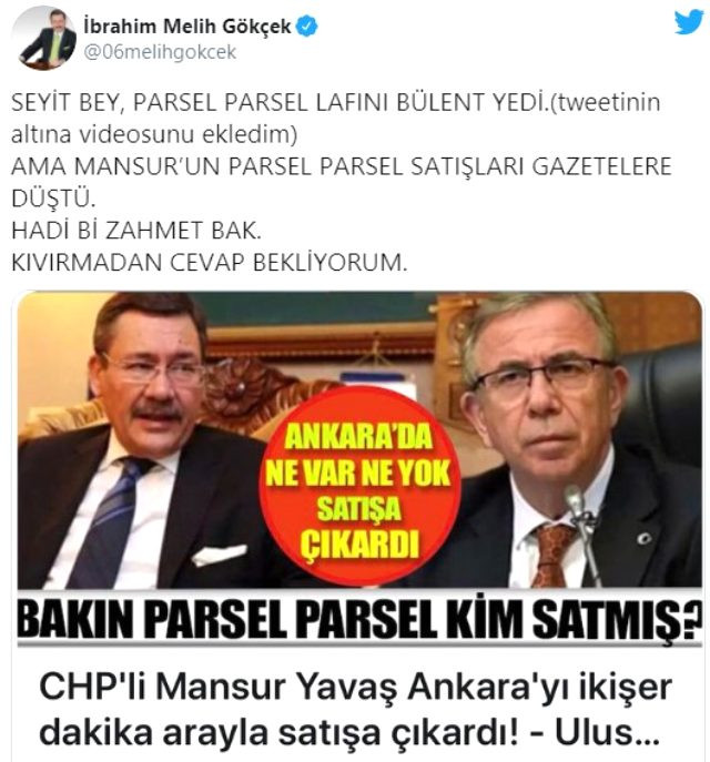 Gökçek'ten Arınç'a ağır gönderme: Parsel parsel lafını Bülent yedi - Resim: 1