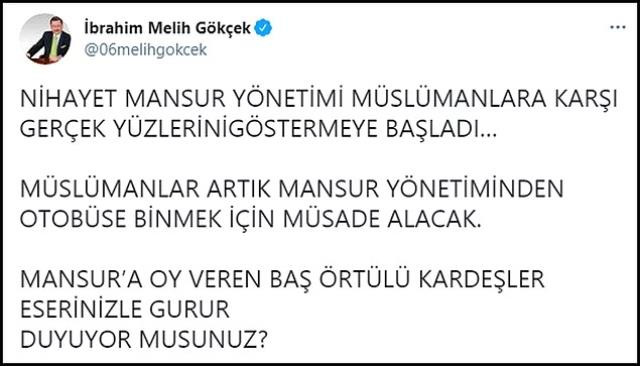 Melih Gökçek, Mansur Yavaş'ı Hedef Almak İsterken Baltayı Taşa Vurdu - Resim: 2