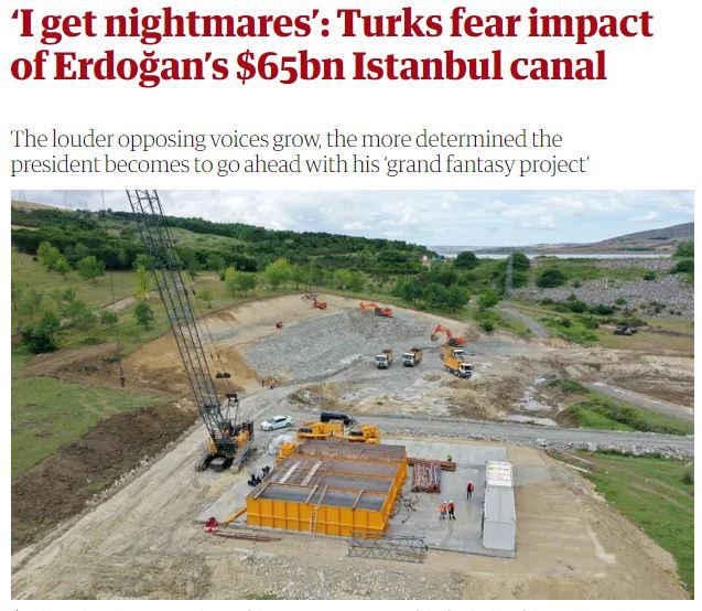 The Guardian'dan Kanal İstanbul Yorumu: 19. Yüzyıldan Fırlamış Fantezi Projesi - Resim: 1