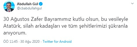 AKP'den Abdullah Gül'e adaylıkla ilgili ilk tepki - Resim: 1