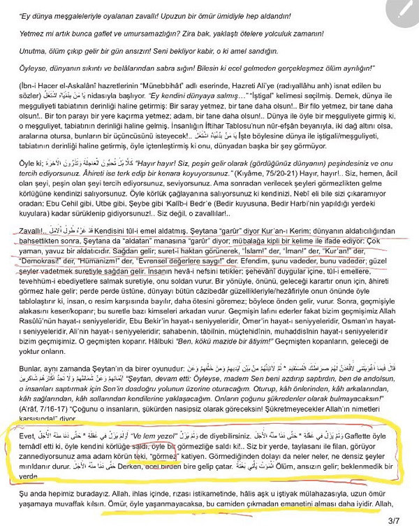 Fetullah Gülen Mehmet Görmez'i ölümle mi tehdit etti? - Resim: 1