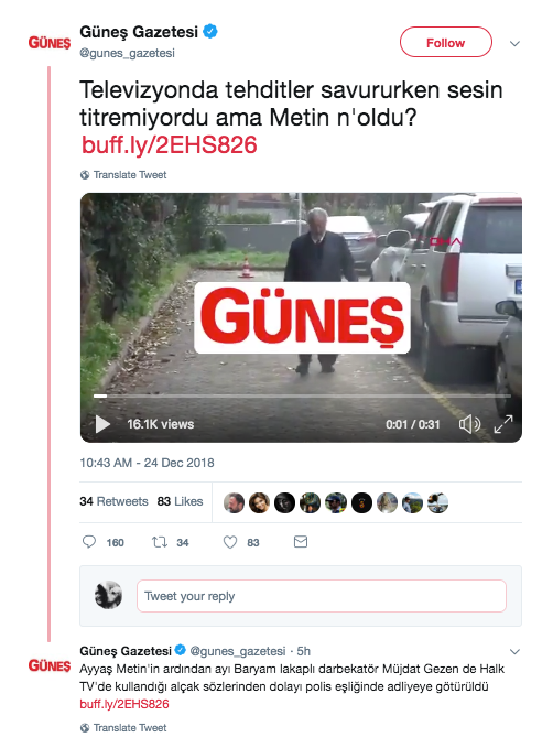 Güneş: Televizyonda tehditler savururken sesin titremiyordu ama Metin n'oldu? - Resim: 1
