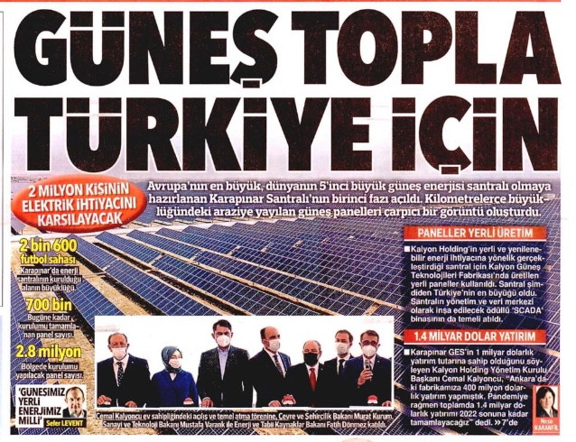 Bildirici: Hürriyet’ten damada manşet jesti! - Resim: 1