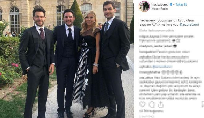 Hacı Sabancı’nın sevgilisi Nazlı Kayı aile karesine giremedi - Resim: 1