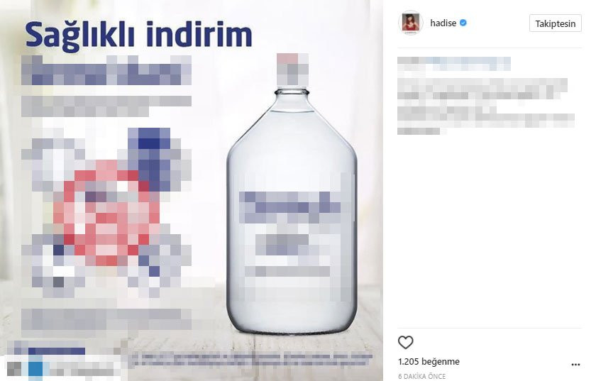 Hadise Instagram’da reklamın suyunu çıkardı - Resim: 1