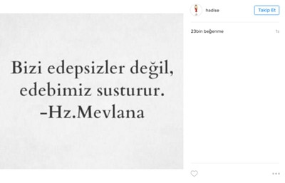 Hadise sonunda sessizliğini bozdu - Resim: 1