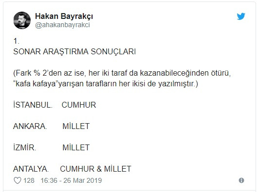 Sonar Araştırma'dan 10 büyükşehir için yerel seçim anketi - Resim: 1