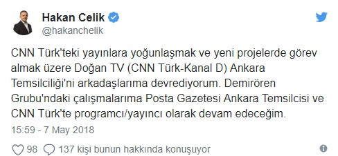 CNN Türk'te Hakan Çelik görevden alındı, yerine gelen isim... - Resim: 1