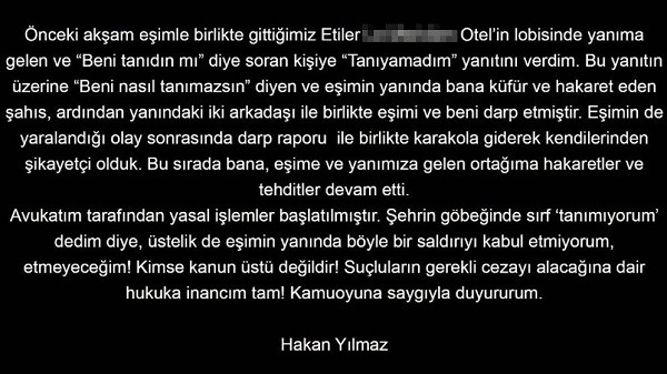 Ünlü oyuncu Hakan Yılmaz ve eşine otelde çirkin saldırı! - Resim: 1