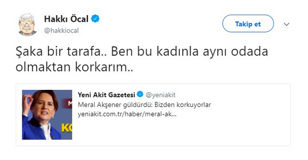 Akşener için olay yorum! Aynı odada olmaktan korkarım - Resim: 1