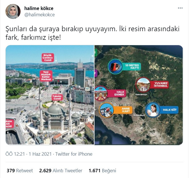 AKP'li Halime Kökçe İBB'yi Eleştireyim Derken Rezil Oldu - Resim: 1