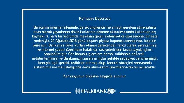 Halkbank'tan şaşırtan kur rakamı: Dolar 3,72! - Resim: 1