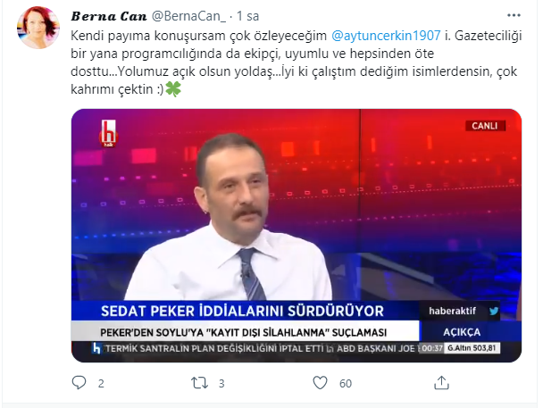 Sözcü Yazarı Aytunç Erkin Halk TV'den Ayrıldı - Resim: 1