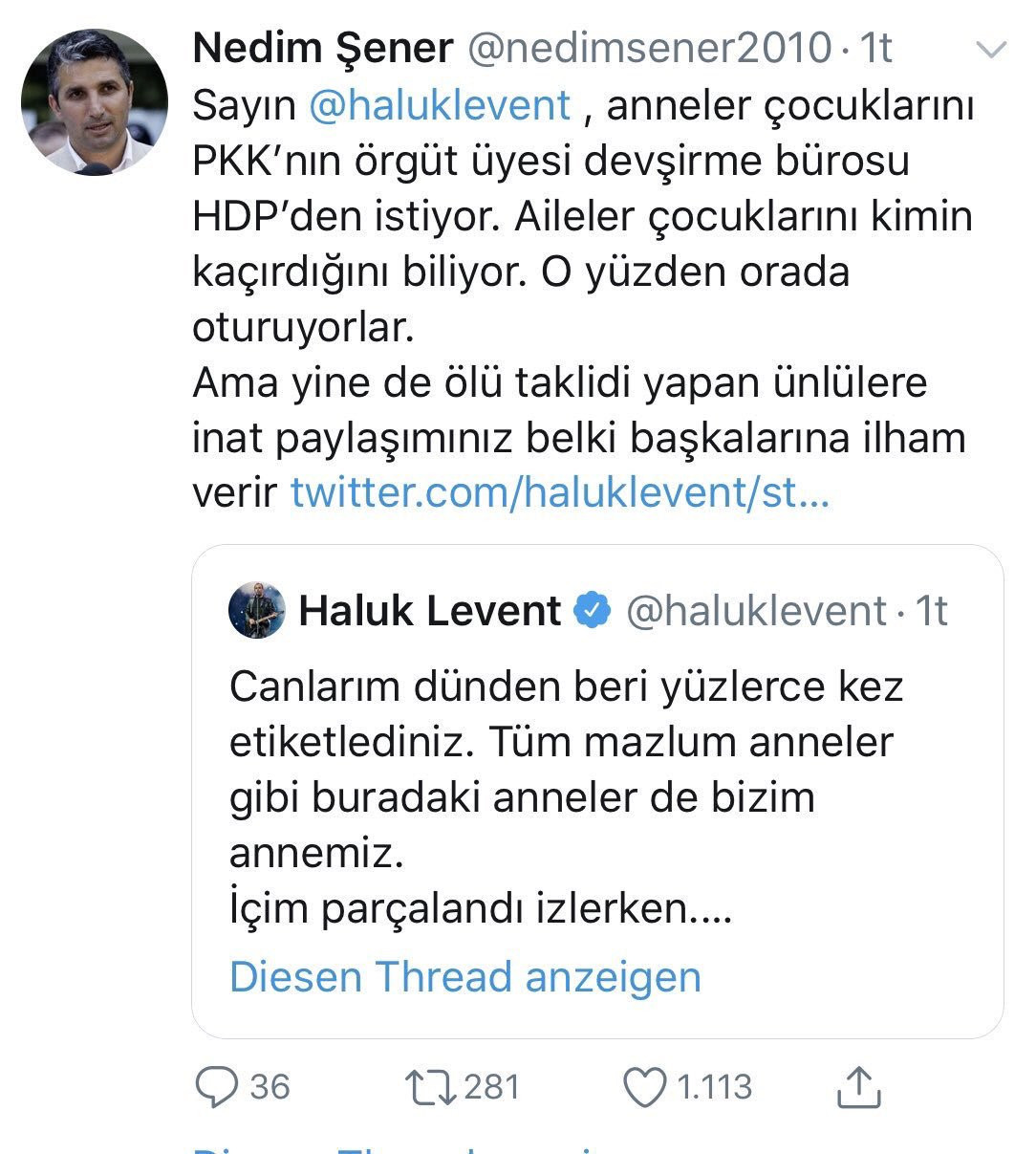Haluk Levent kahrolsun PKK dedi, linç edildi... Paylaşımını silmek zorunda kaldı - Resim: 2