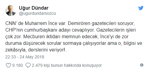 CNN Türk'te Muharrem İnce yayınına Hande Fırat damga vurdu - Resim: 1