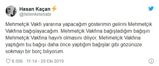 Hasan Kaçan'dan Erdoğan'ın davetini reddeden Cem Yılmaz'a tepki - Resim: 1
