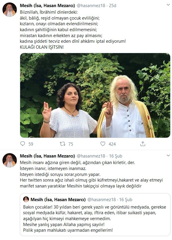 Sahte Mesih Hasan Mezarcı kadına şiddet ve çocuk evliliklerini iptal etti - Resim: 1