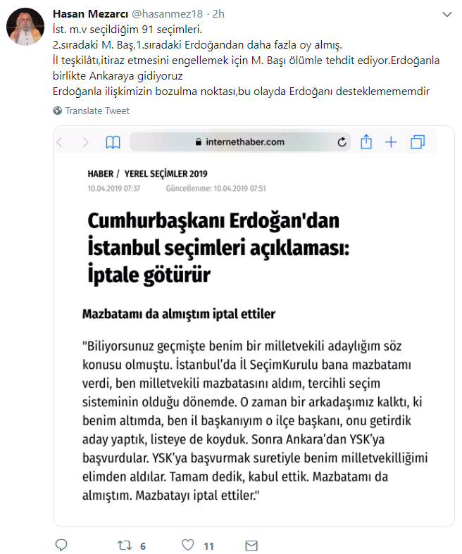 Hasan Mezarcı’dan flaş açıklama: Erdoğan ile aramız o gün bozuldu - Resim: 1