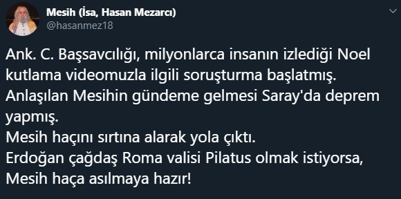 Yerli Mesih Hasan Mezarcı'nın hedefinde Erdoğan var - Resim: 2