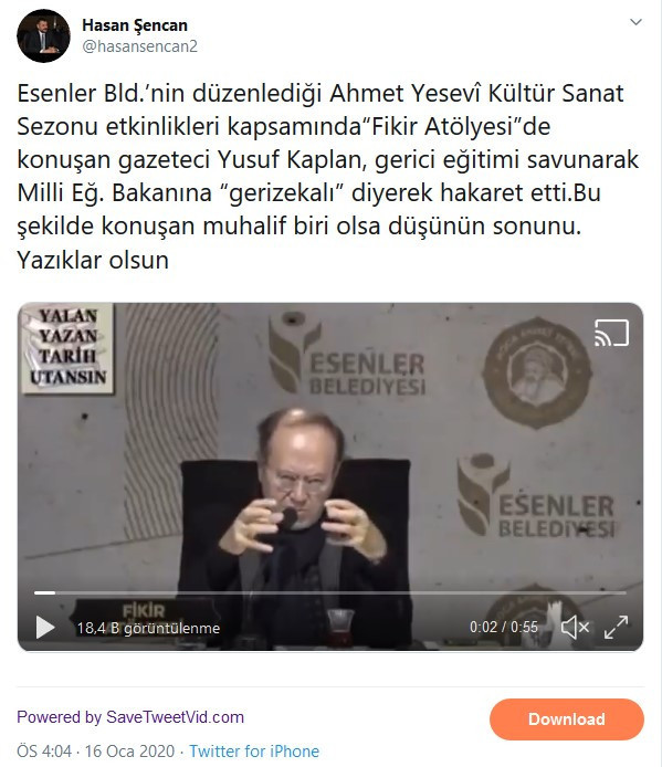 Yeni Şafak yazarı Yusuf Kaplan'dan Bakan Ziye Selçuk'a hakaret: Gerizekalı mı nedir! - Resim: 1