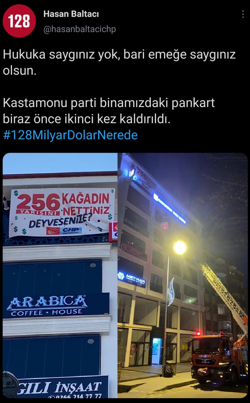 CHP 256 Kağıdın Yarısını Sormuştu: Afiş Yine Kaldırıldı - Resim: 1