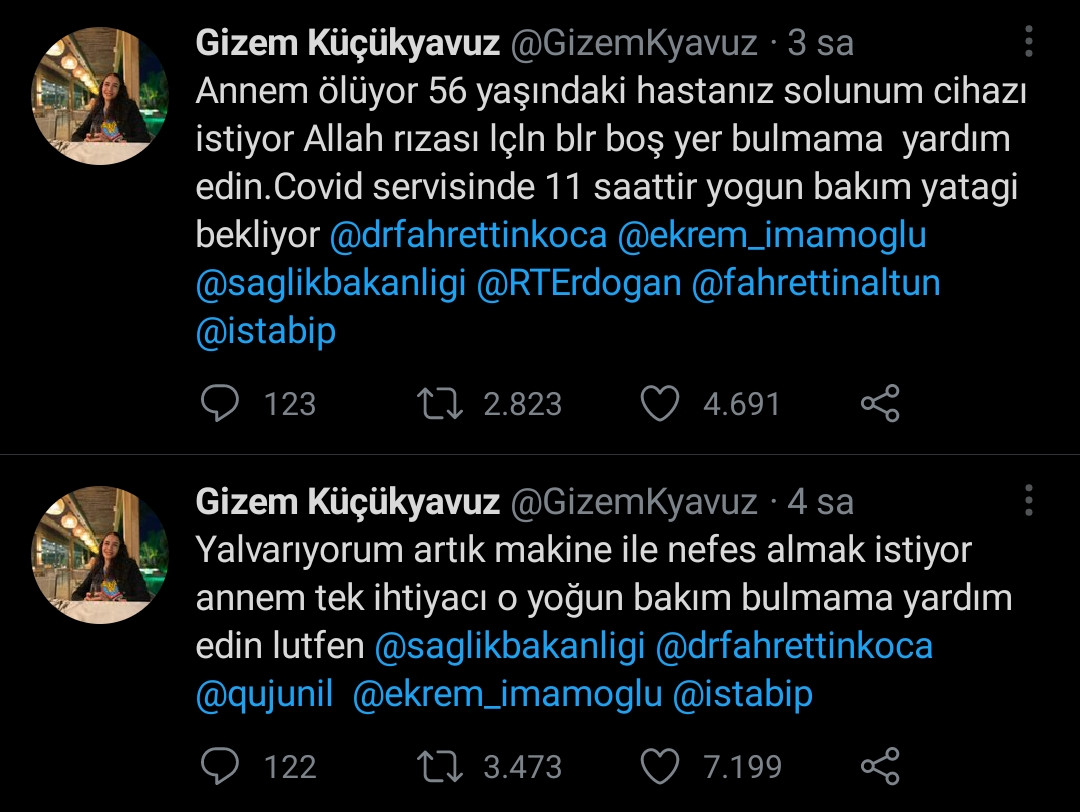 Hastanelerdeki Tablo Ürkütüyor; Annesine Yoğun Bakımda Yer Aradı - Resim: 1