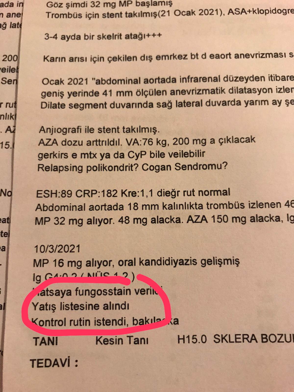 Aslı Özkısırlar’ın Yatak Beklerken Yaşamını Yitirdiği Belge Ortaya Çıktı - Resim: 1