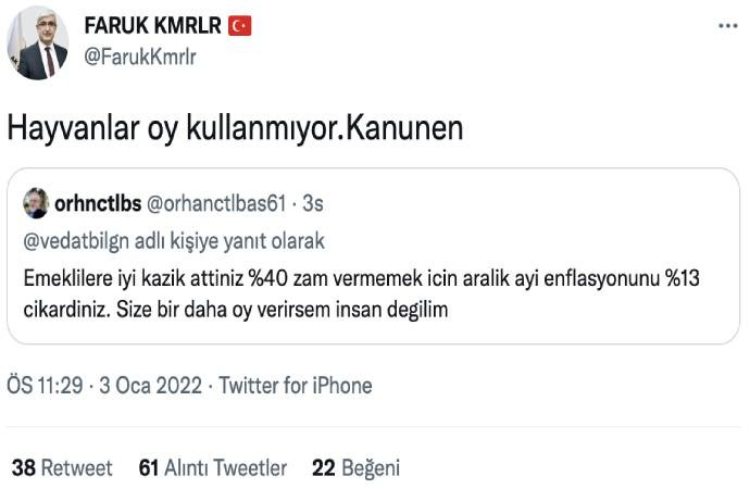 AKP'li Yöneticiden Zamları Eleştiren Emekliye Hakaret - Resim: 1