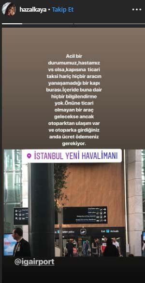 Hazal Kaya’dan flaş İstanbul Havalimanı açıklaması - Resim: 1