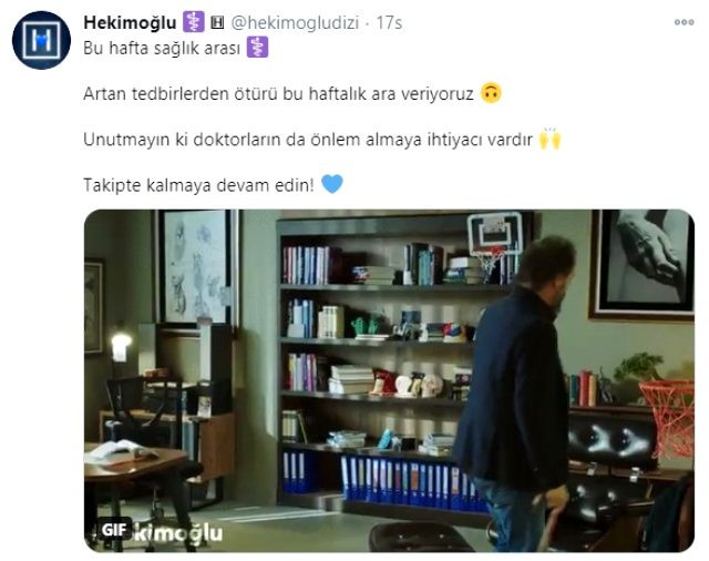 Kanal D'nin Hekimoğlu dizisinde çekimlere korona tatili - Resim: 1