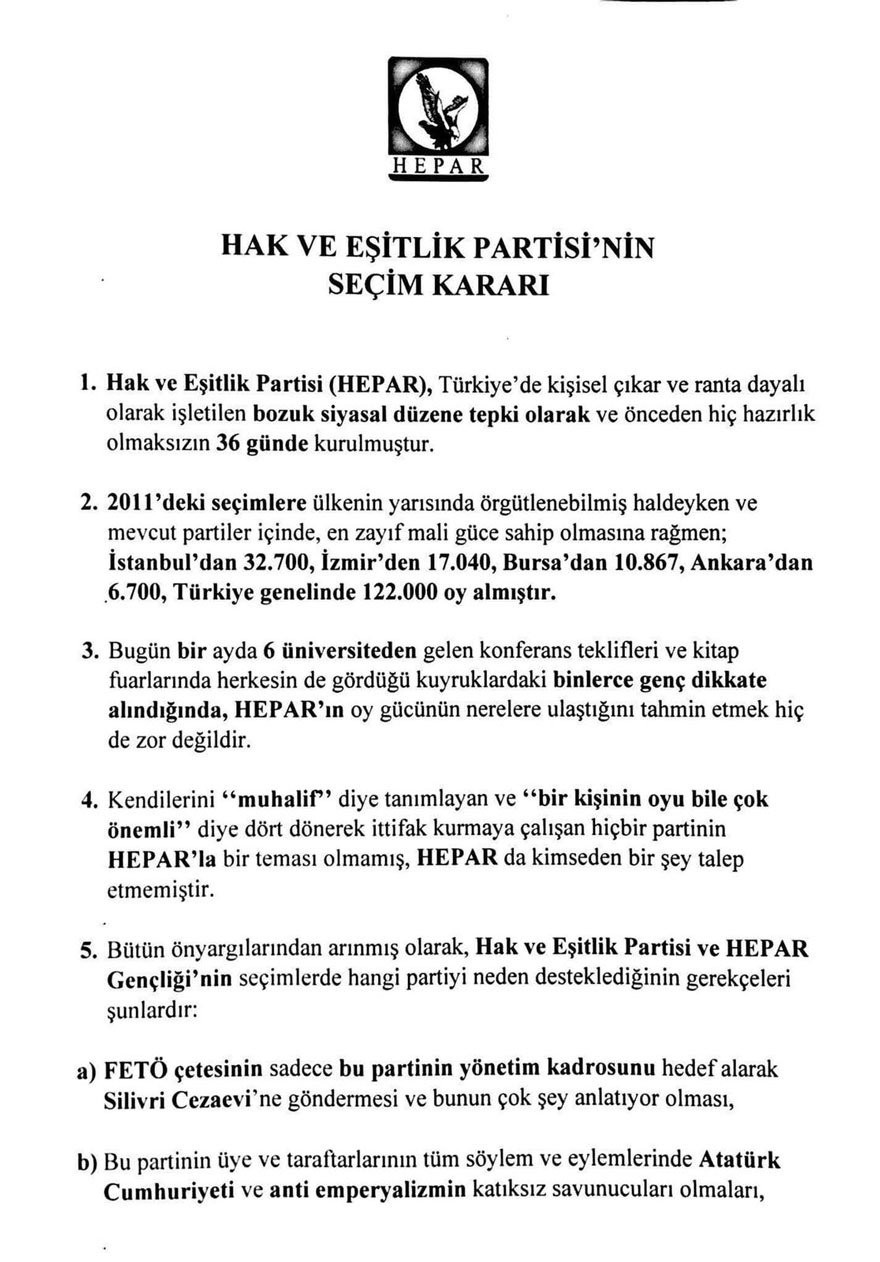 Hepar Başkanı Osman Pamukoğlu 24 Haziran'da kimi destekliyor? - Resim: 1