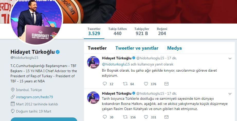 Hidayet Türkoğlu'ndan Rasim Ozan Kütahyalı'ya: Aşağılık, adi yakıştırmalar yapan bu şahıs... - Resim: 1