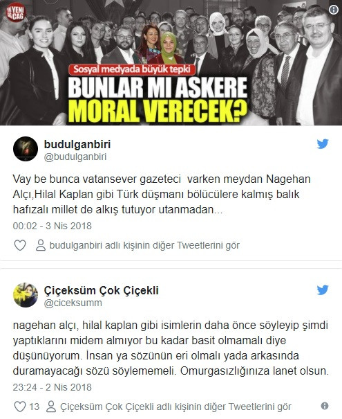 Sosyal medyada Hilal Kaplan ve Nagehan Alçı tepkisi - Resim: 5