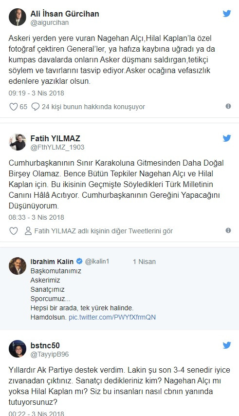 Sosyal medyada Hilal Kaplan ve Nagehan Alçı tepkisi - Resim: 6