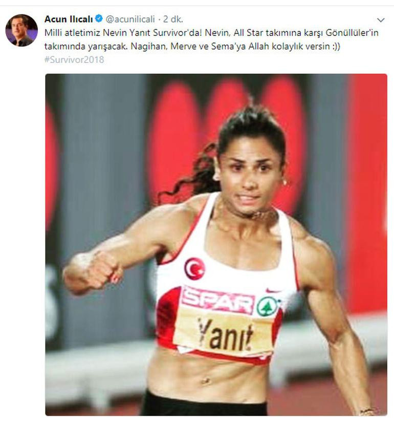 Acun Ilıcalı açıkladı: Survivor 2018'de bir isim daha belli oldu! Nevin Yanıt Survivor'da - Resim: 1