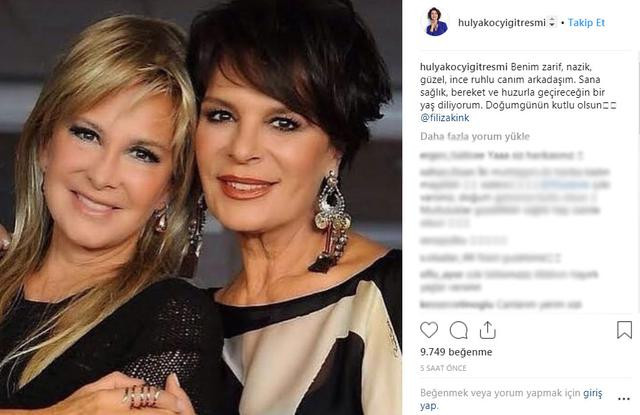 Hülya Koçyiğit'ten Filiz Akın paylaşımı - Resim: 1