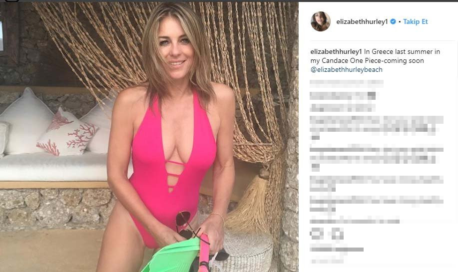 Elizabeth Hurley cesur paylaşımlara devam ediyor! - Resim: 2
