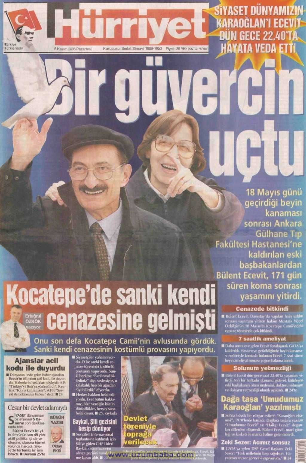 Hürriyet Erdoğan Demirören'in vefatına siyah yas logosuyla 5 sayfa ayırdı - Resim: 9