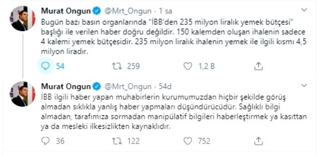İBB 235 Milyonluk yemek bütçesi mi ayırdı? Murat Ongun'dan flaş açıklama - Resim: 1