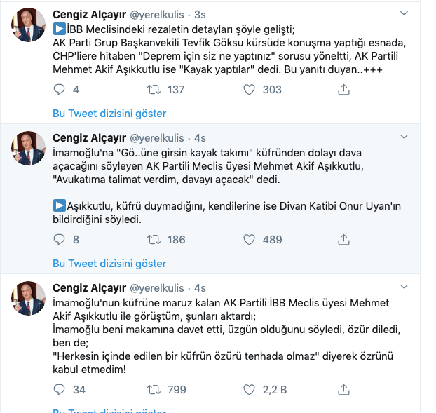 Flaş iddia: İmamoğlu'ndan AKP'li üyeye küfür: Kayak tatili g..ne girsin - Resim: 2