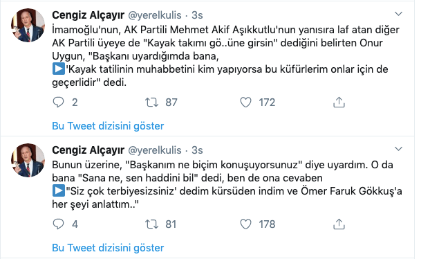 Flaş iddia: İmamoğlu'ndan AKP'li üyeye küfür: Kayak tatili g..ne girsin - Resim: 4