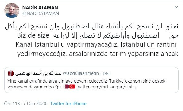 İBB Sözcüsü Ongun'a Katarlı iş insanından yanıt: Arsa almaya devam edeceğiz - Resim: 3