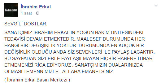 İbrahim Erkal öldü mü eşi Filiz Akgün'ü kahreden gece - Resim: 1