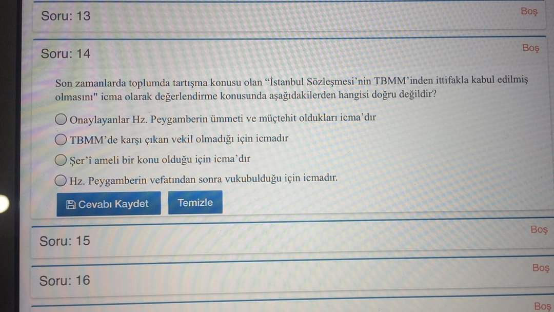 Ilahiyat Fakultesindeki Istanbul Sozlesmesi Sorusu Islamcilari Kizdirdi Medyafaresi Com Mobil