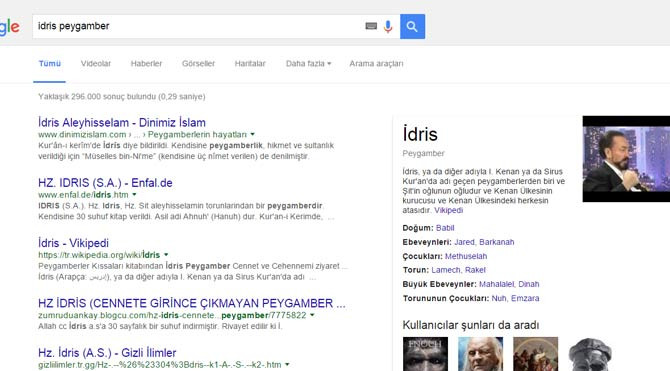 Google'a göre Adnan Oktar İdris peygamber - Resim: 2