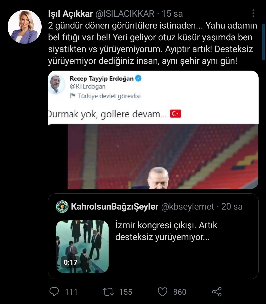 TRT Spikerinden Erdoğan'ın O Görüntülerine Açıklama: Bel Fıtığı Var - Resim: 1