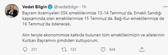 Emeklilere Verilecek Bayram İkramiyelerinin Yatacağı Tarih Belli Oldu - Resim: 1