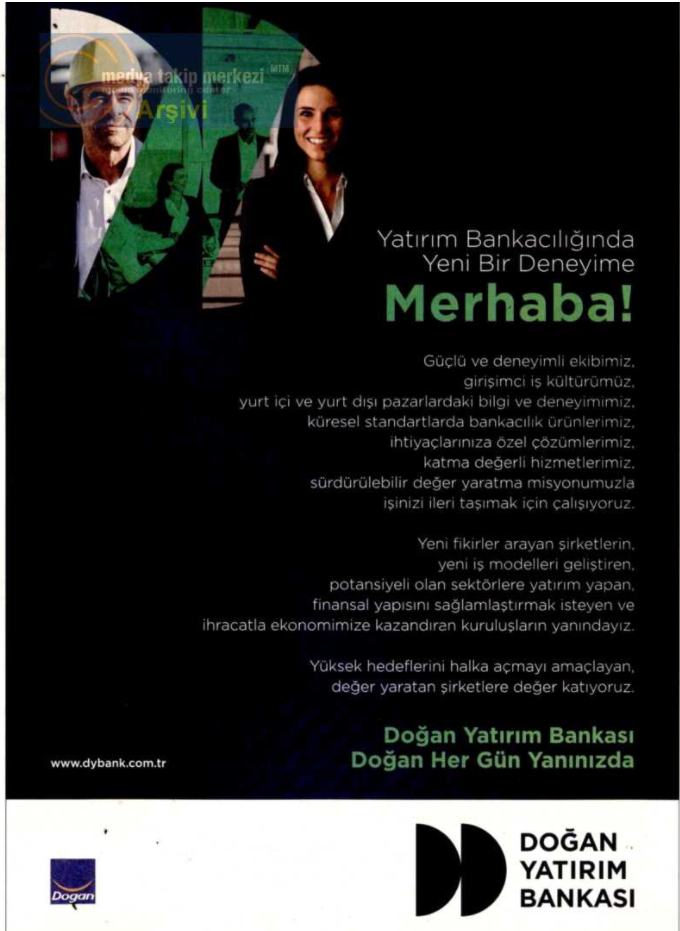 Aydın Doğan Piyasaya Dönüşünü İlanla Duyurdu - Resim: 1